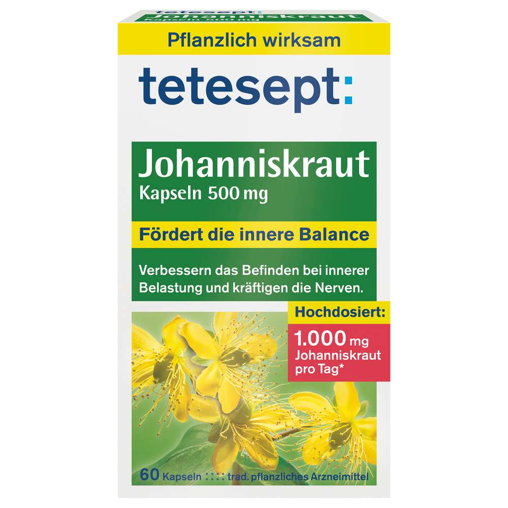 Produktabbildung tetesept Johanniskraut Kapseln
