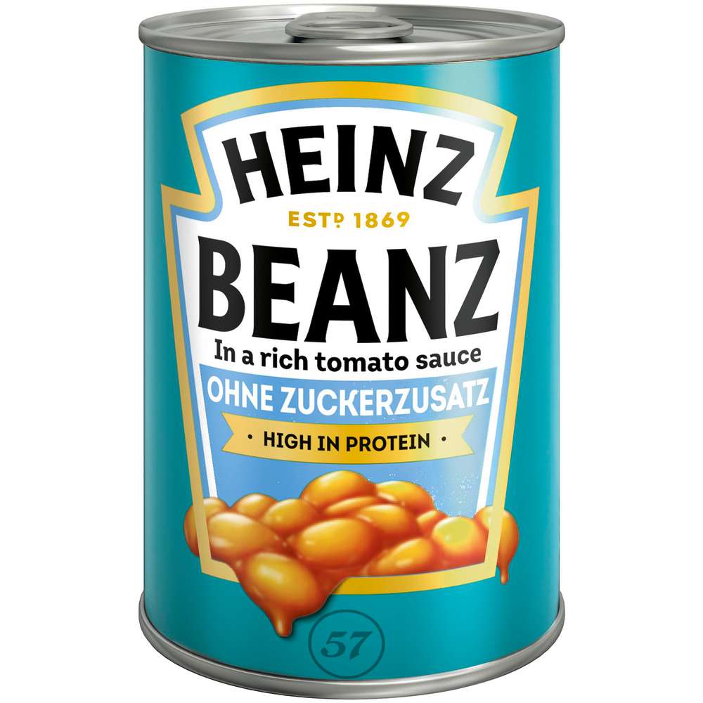 Produktabbildung Heinz Beanz in Tomatensauce ohne Zuckerzusatz