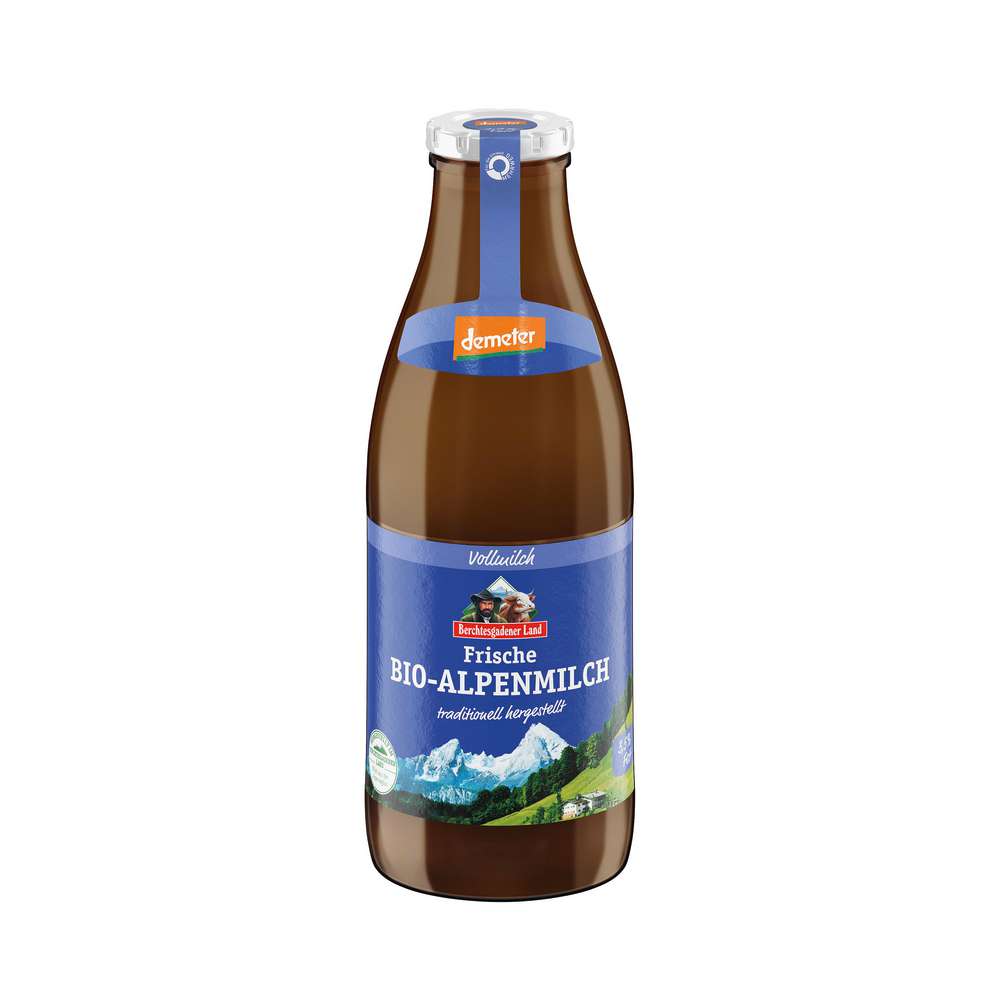 Produktabbildung Berchtesgadener Land Bio Demeter Alpenmilch 3,8% Fett