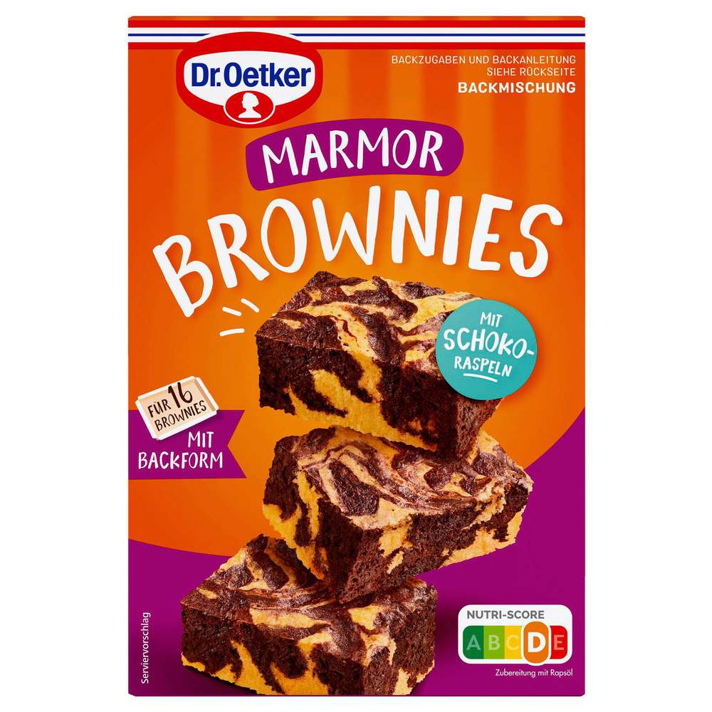 Produktabbildung Dr. Oetker Marmor Brownies