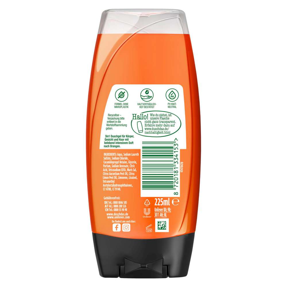 Produktabbildung Duschdas Duschgel, Energy