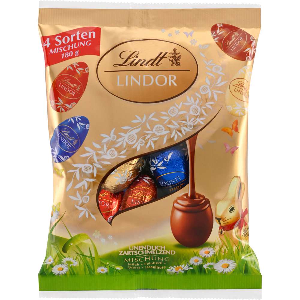 Produktabbildung Lindt Lindor Schokoeier, Oster-Mix