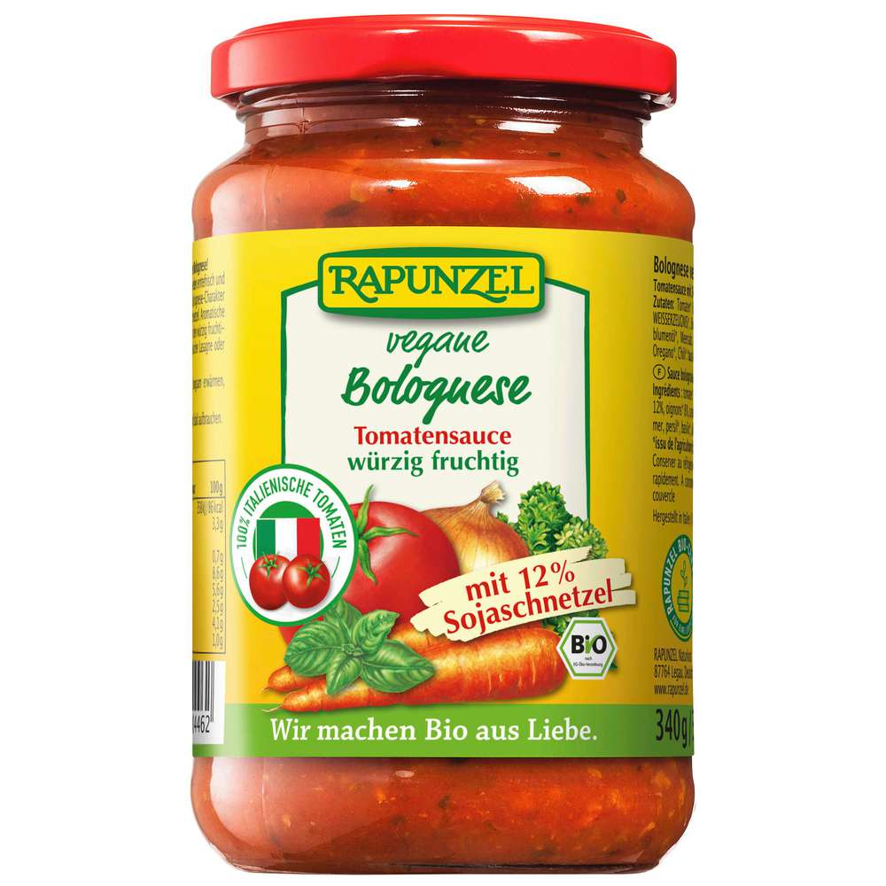 Produktabbildung Rapunzel Vegane Bolognese-Tomatensauce