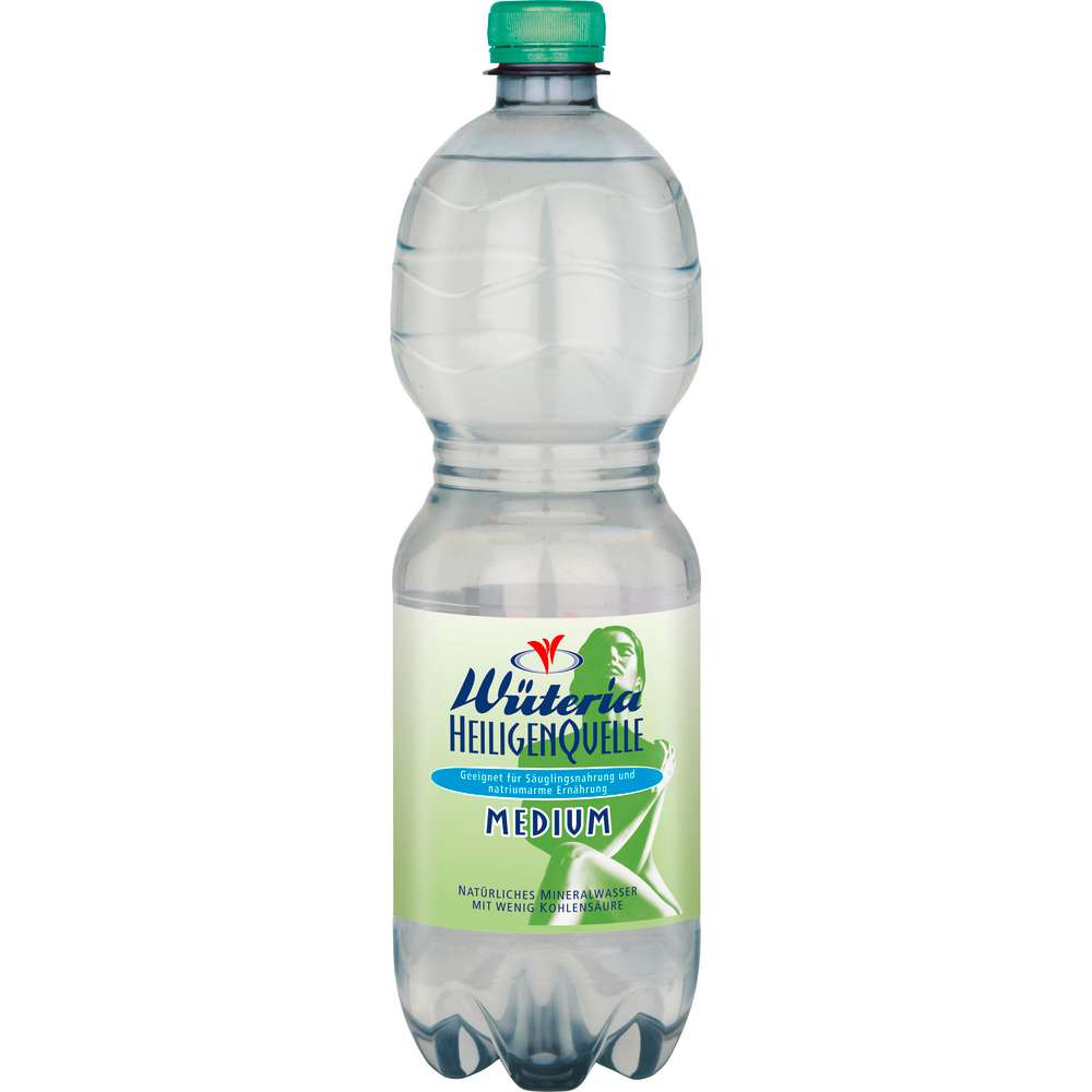 Produktabbildung Wüteria Heiligenquelle Mineralwasser, Medium
