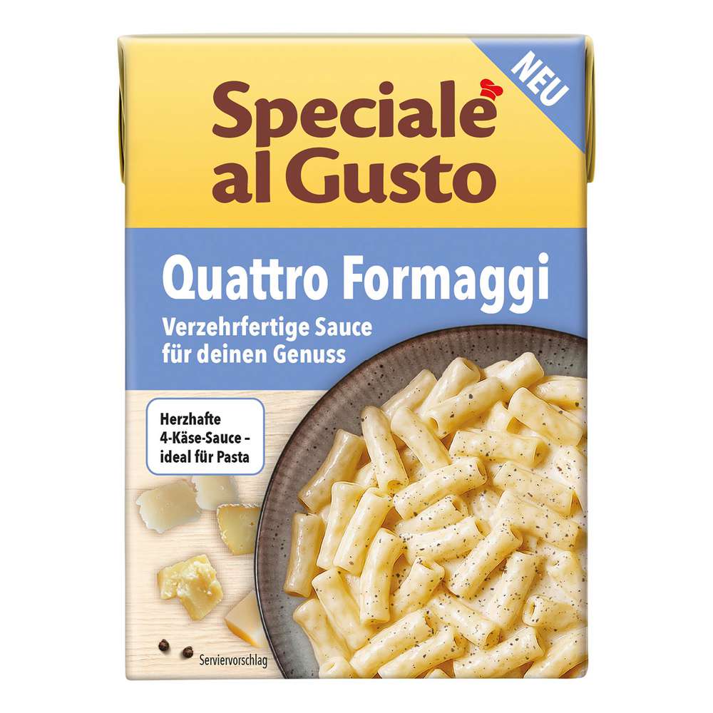 Produktabbildung Speciale al Gusto Sauce Quattro Formaggi 