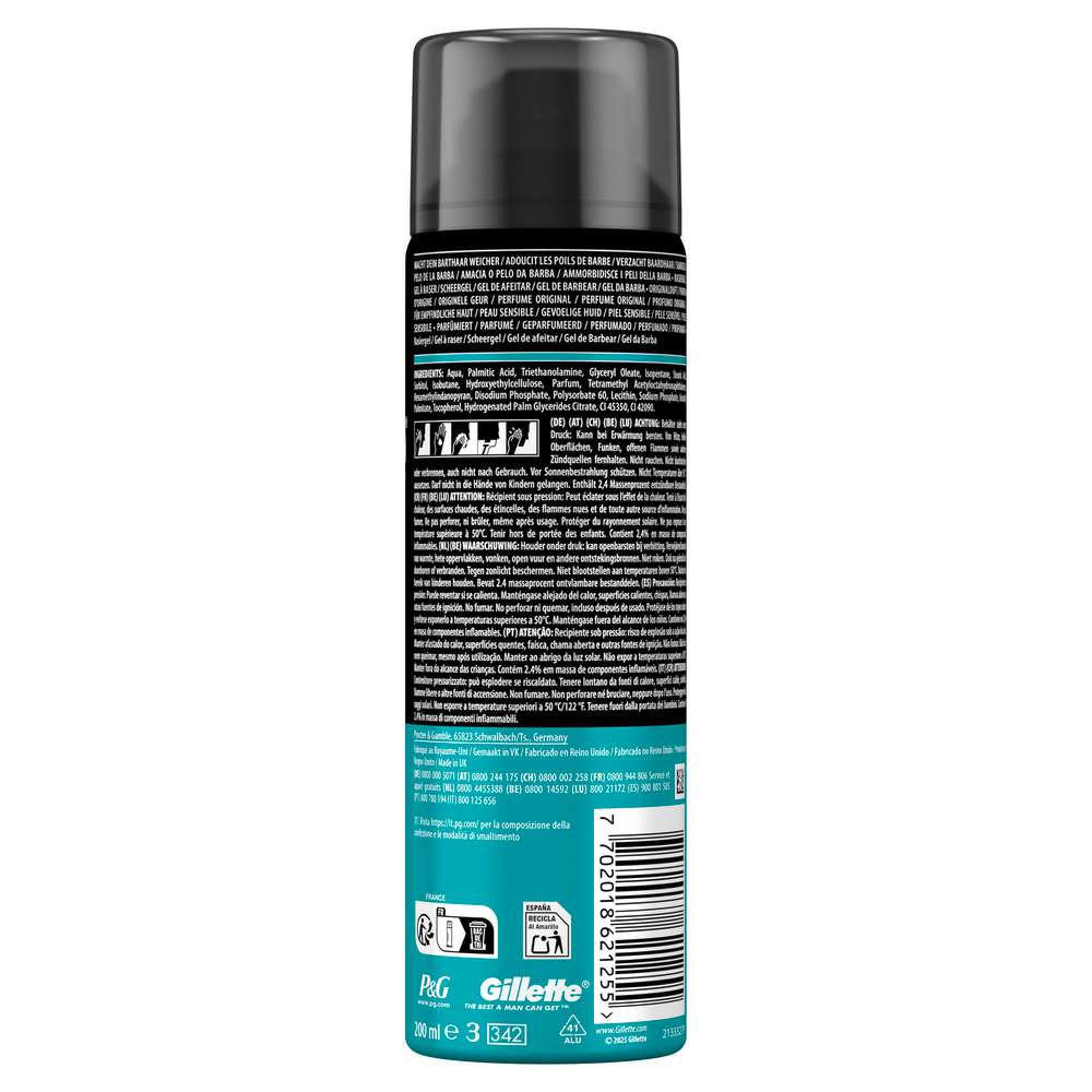 Produktabbildung Gillette Rasiergel Sensitive Scented