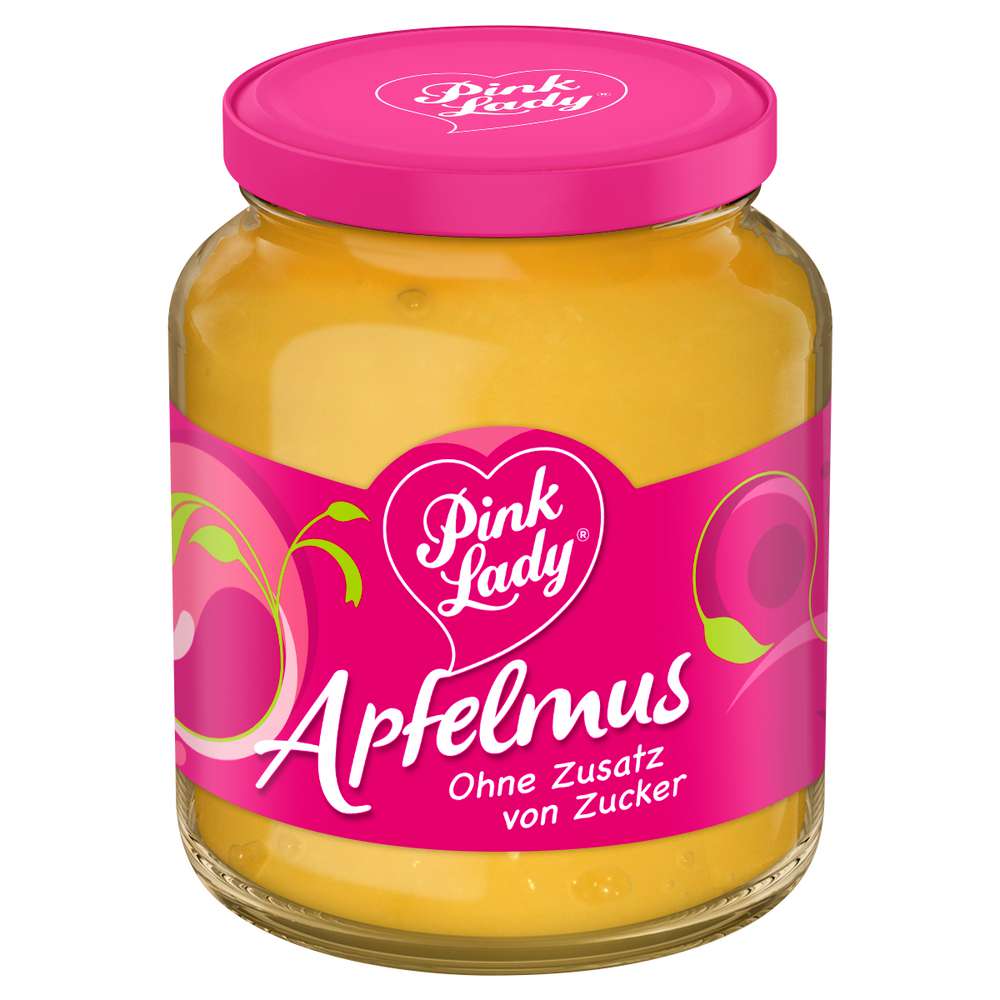 Produktabbildung Pink Lady Apfelmus ohne Zuckerzusatz