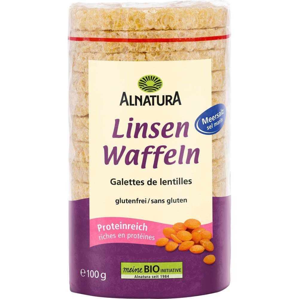 Produktabbildung Alnatura Linsenwaffeln