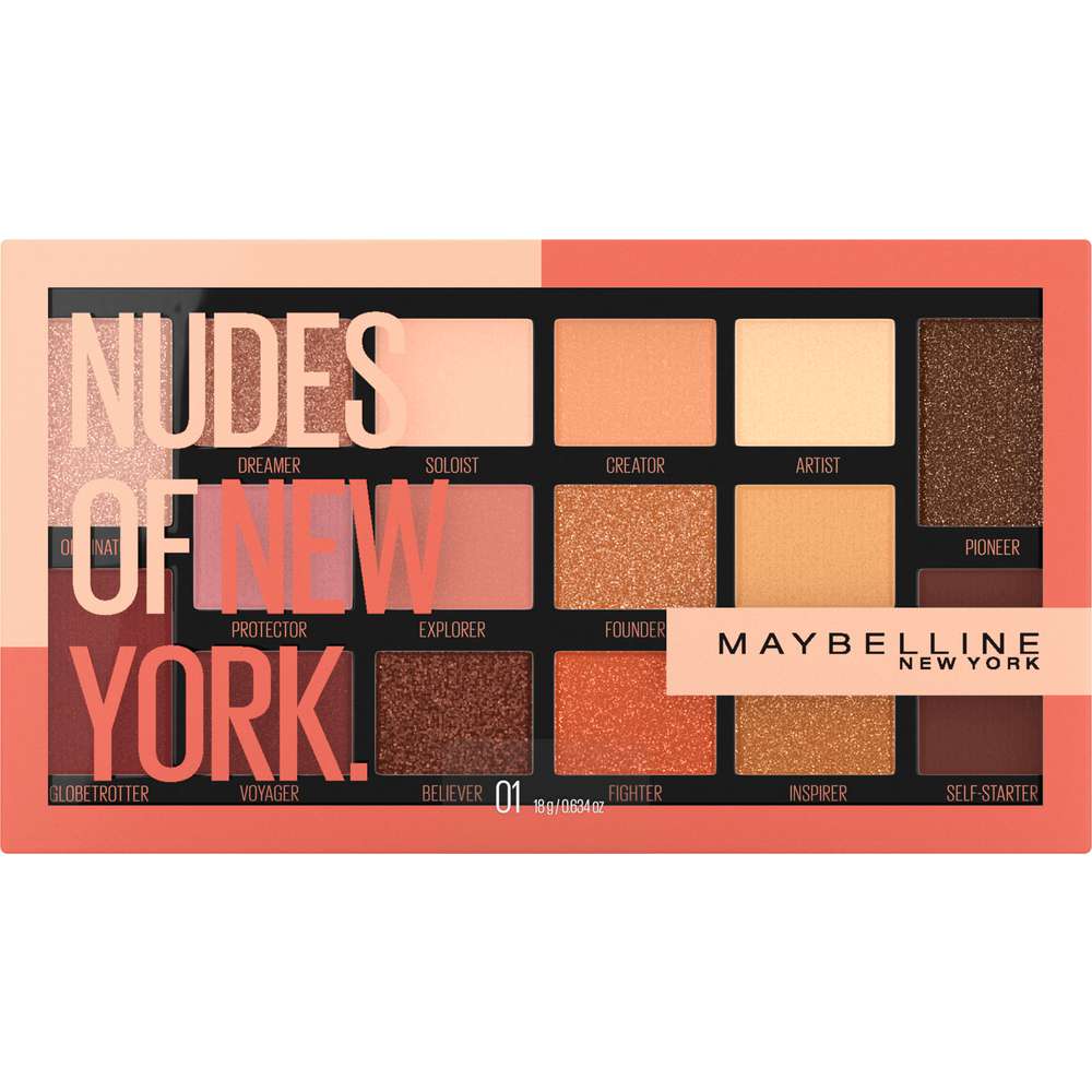 Produktabbildung Maybelline Lidschatten Palette Nudes of New York