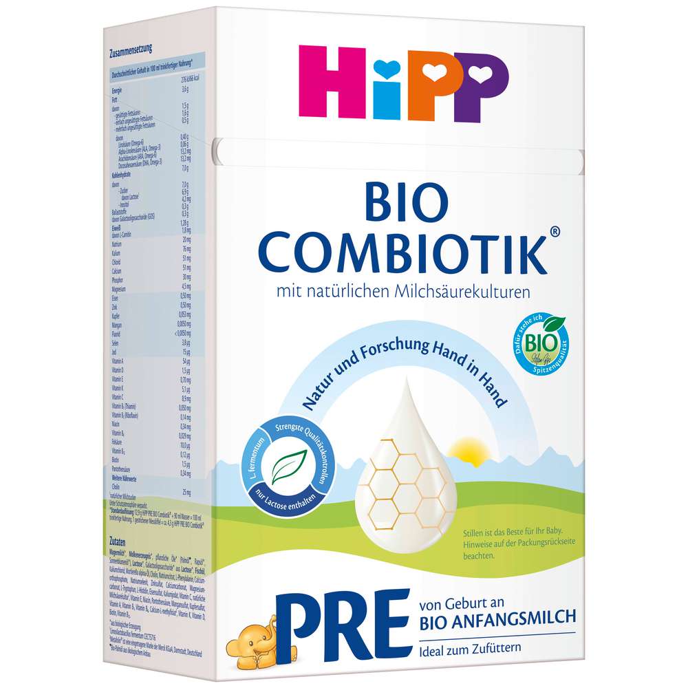 Produktabbildung Hipp Bio Combiotik Anfangsmilch, Pre