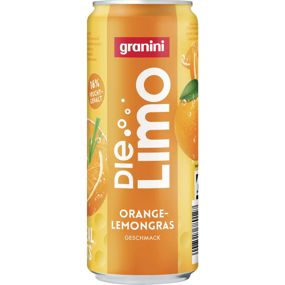 Produktabbildung Granini Die Limo, Orange/Zitrone