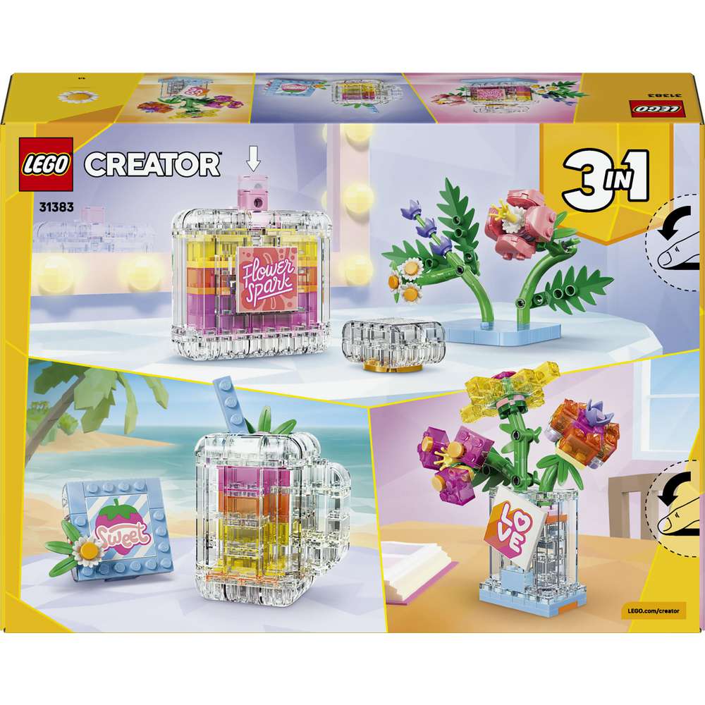 Produktabbildung Lego LEGO Creator 3-in-1-Set Parfümflasche mit Blumendeko 31383