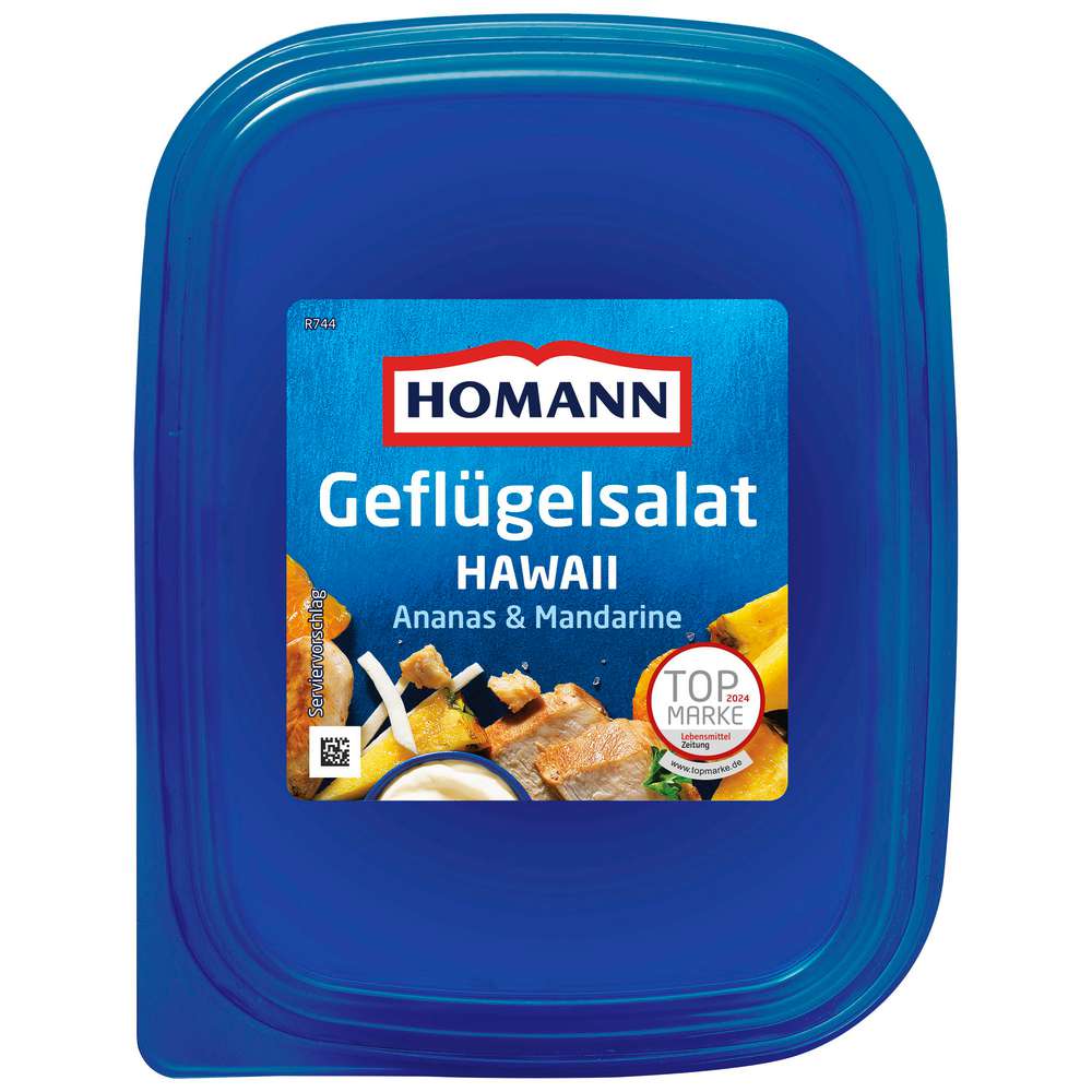 Produktabbildung Homann Geflügelsalat, Hawaii