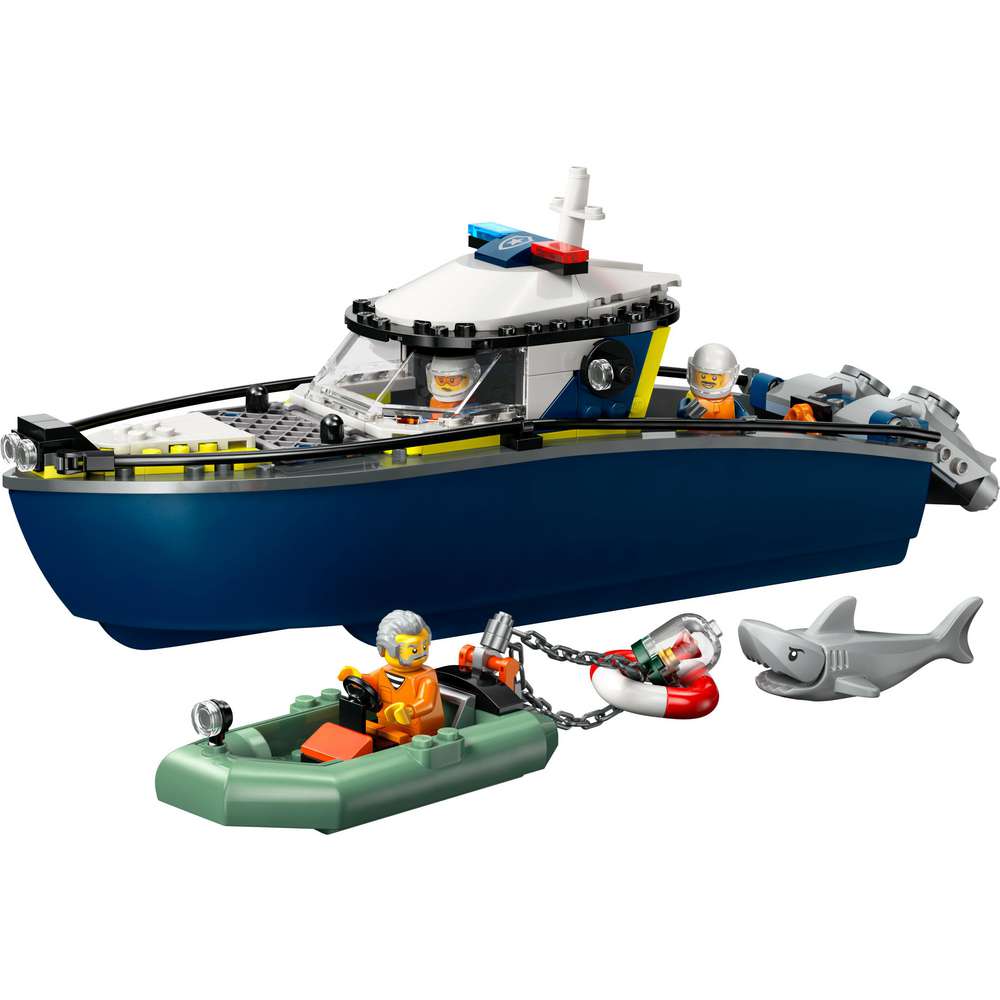 Produktabbildung Lego LEGO City Verfolgungsjagd im Polizeiboot 60456