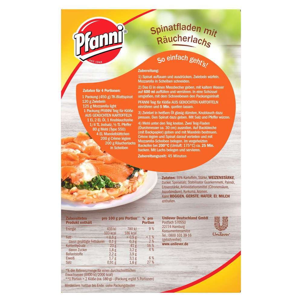 Produktabbildung Pfanni Kloßteig Der Feine