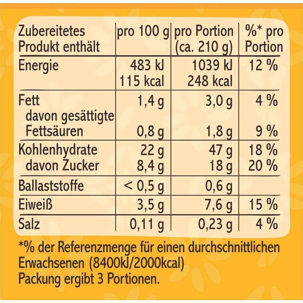 Produktabbildung Mondamin Milchreis, Klassische Art