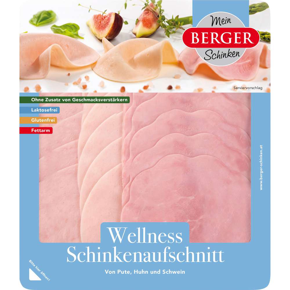 Produktabbildung Berger Wellness Schinkenaufschnitt