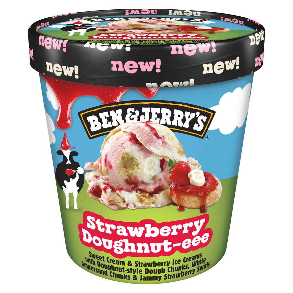 Produktabbildung Ben & Jerry's Eis, Strawberry & Doughnut