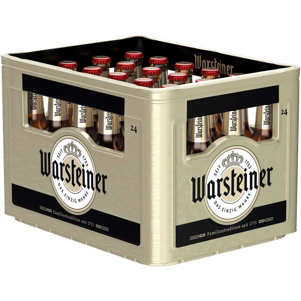Produktabbildung Warsteiner Pilsener Bier, alkoholfrei (24x 0,330 Liter)