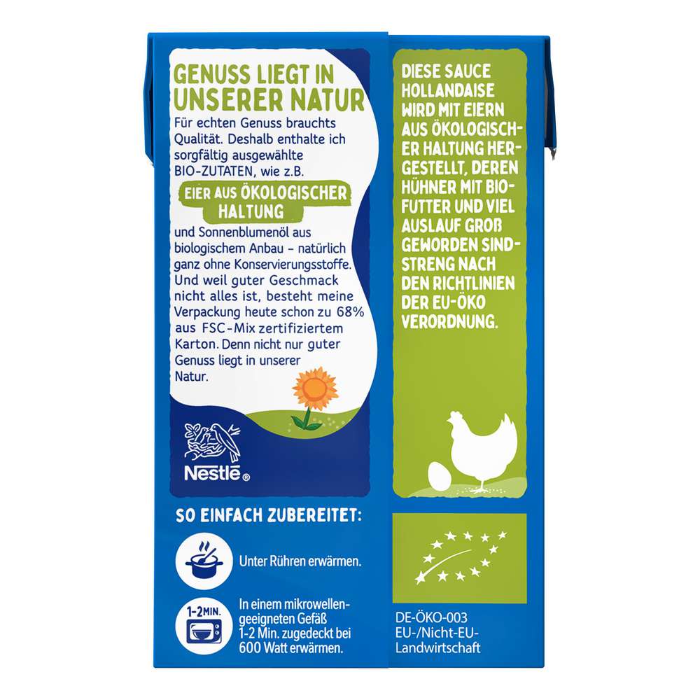 Produktabbildung Thomy Bio Les Sauces Hollandaise