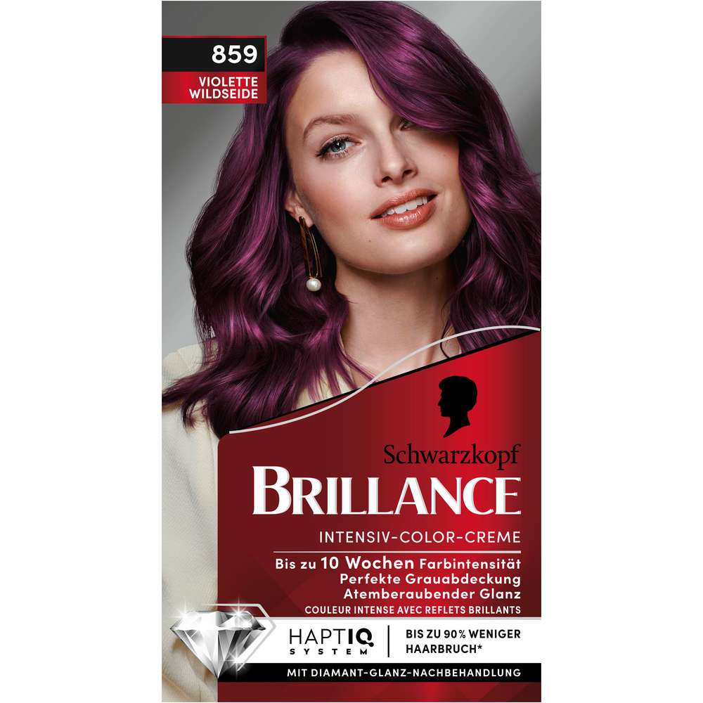 Produktabbildung Schwarzkopf Brillance Haarfarbe, Violette Wildseide 859