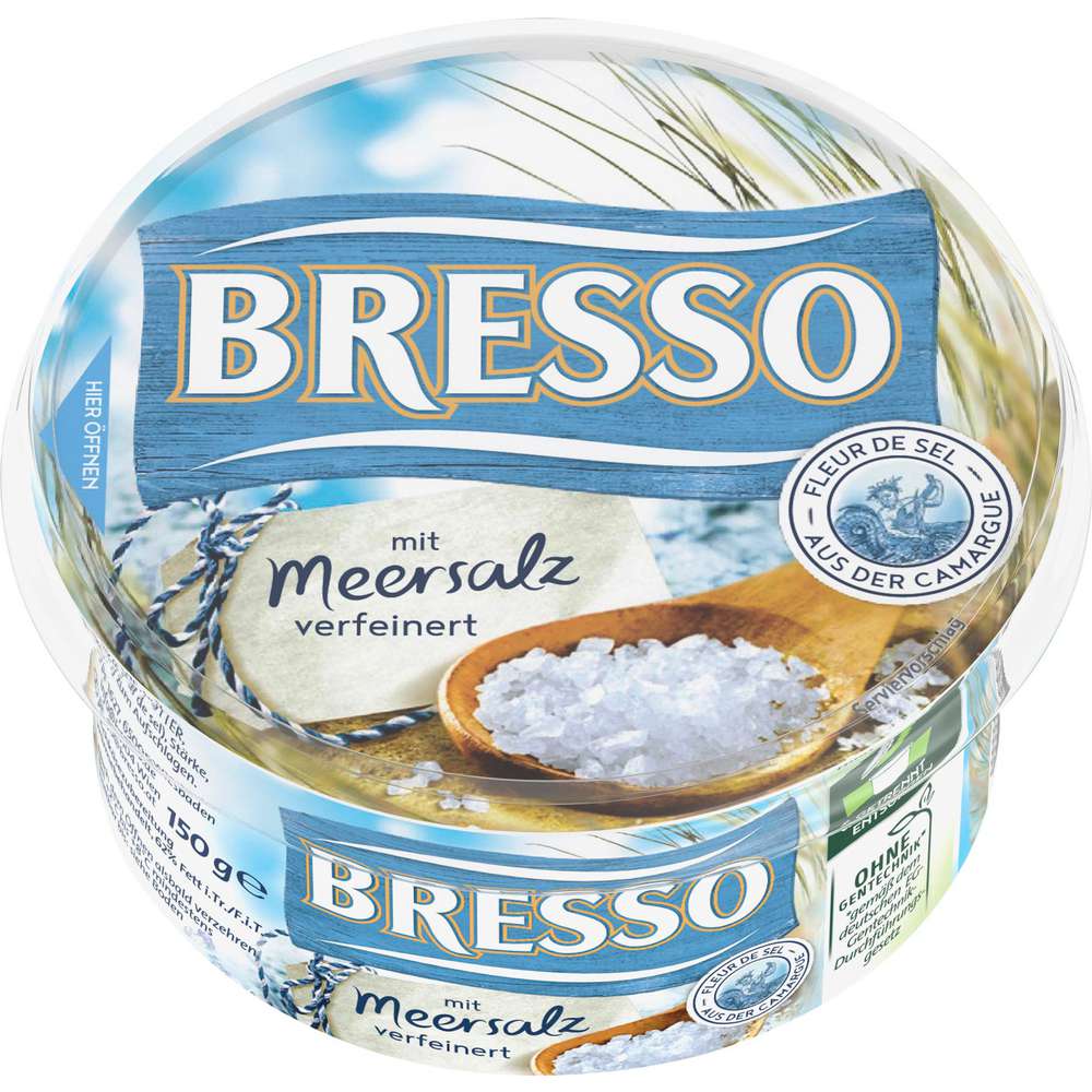 Produktabbildung Bresso Frischkäse, Meersalz