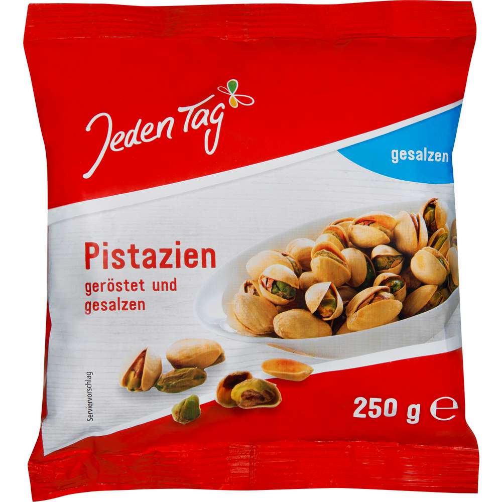 Produktabbildung Jeden Tag Pistazien geröstet gesalzen, 250g