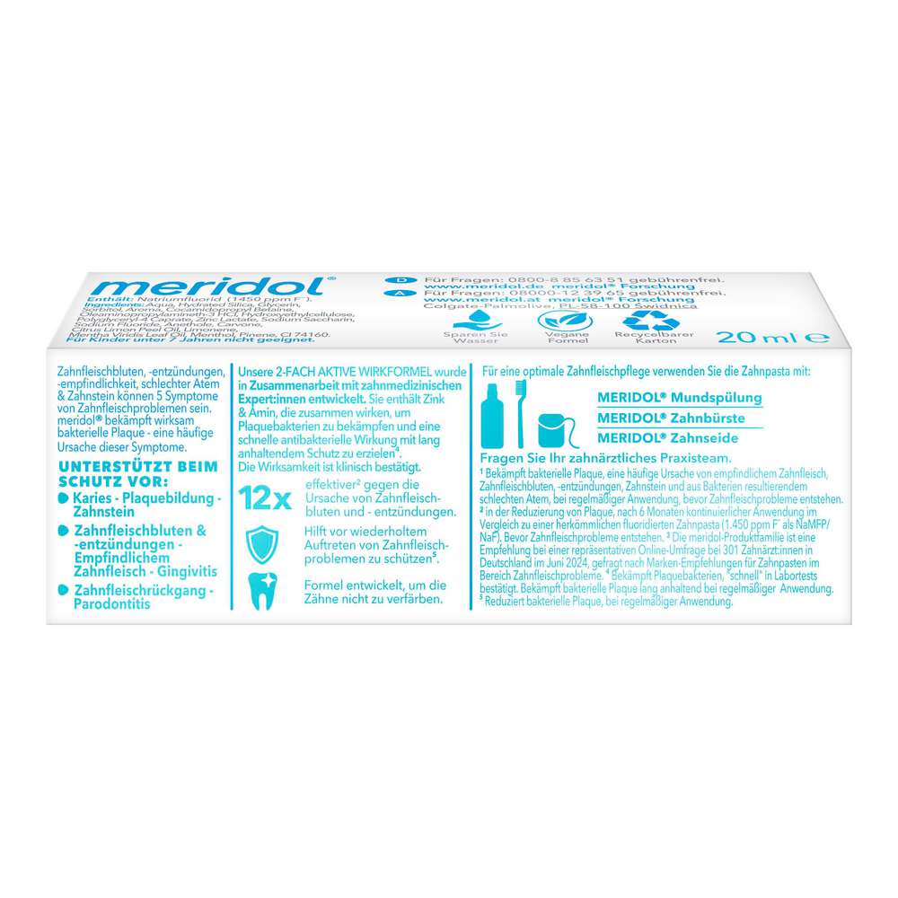 Produktabbildung meridol Zahncreme