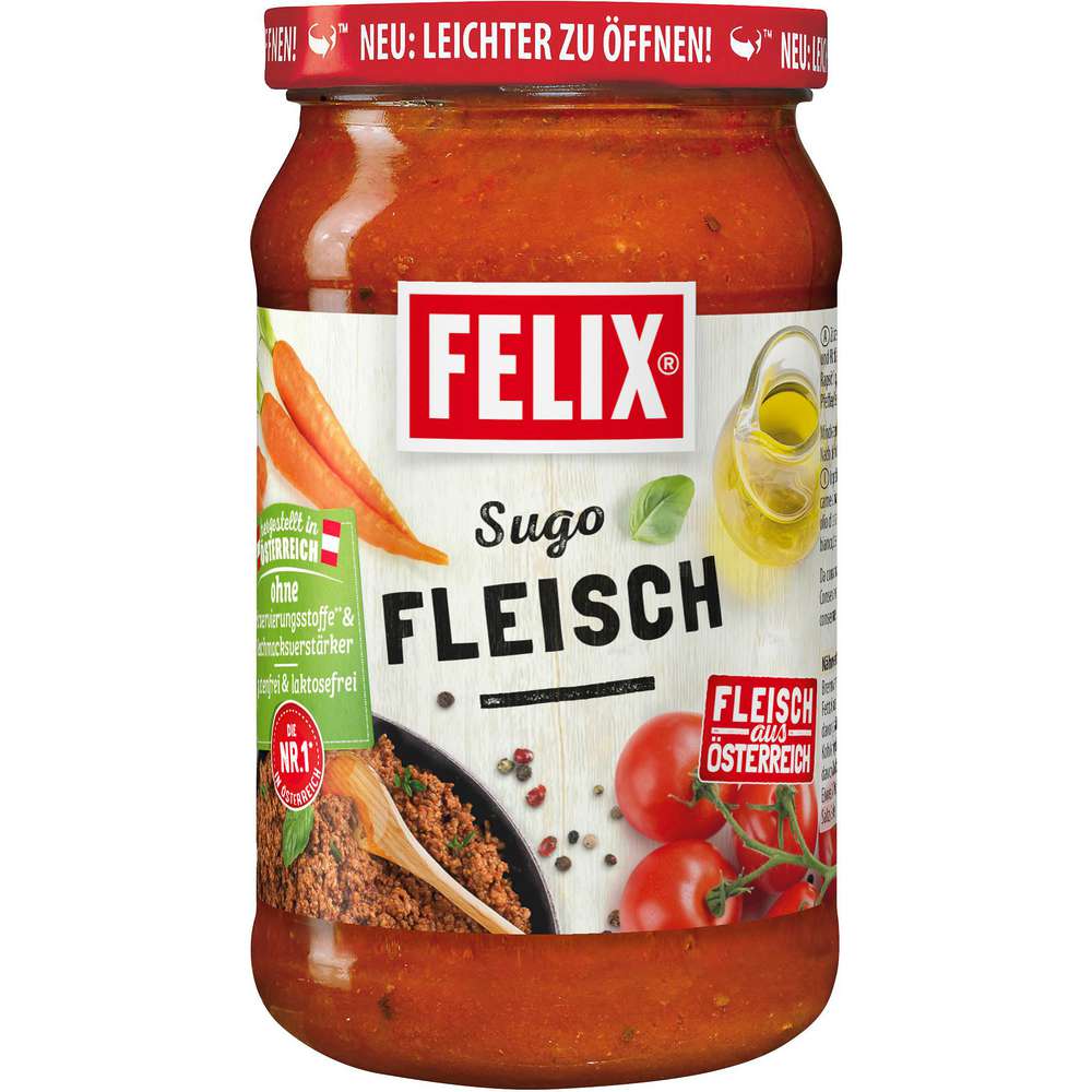 Produktabbildung Felix Pastasoße Fleisch