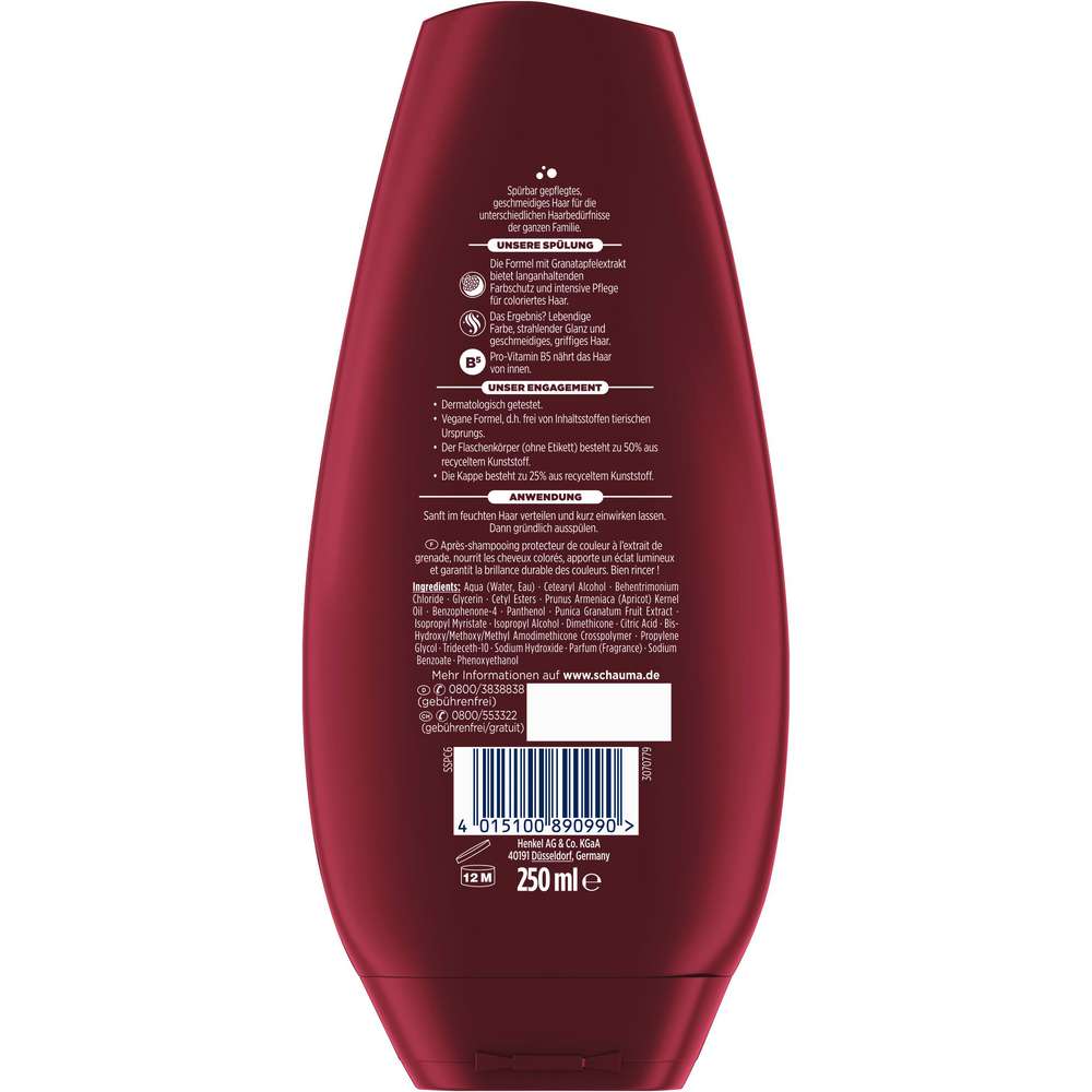 Produktabbildung Schauma Spülung, Color Glanz