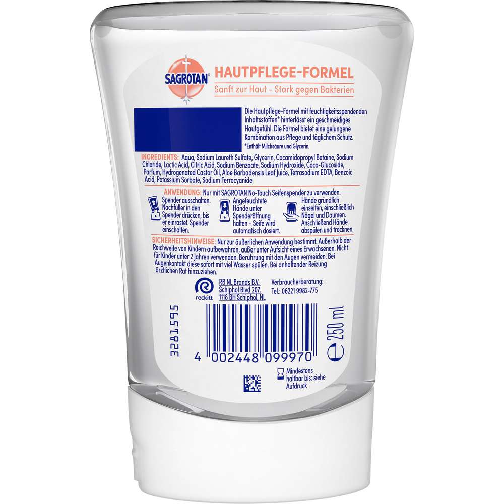 Produktabbildung Sagrotan Flüssige Handseife No Touch Nachfüller, Aloe Vera