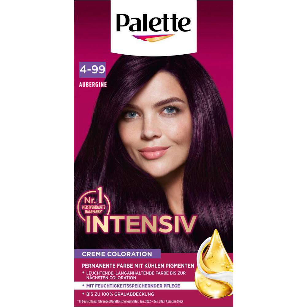 Produktabbildung Poly Palette Haarfarbe Creme Coloration, 880 Aubergine
