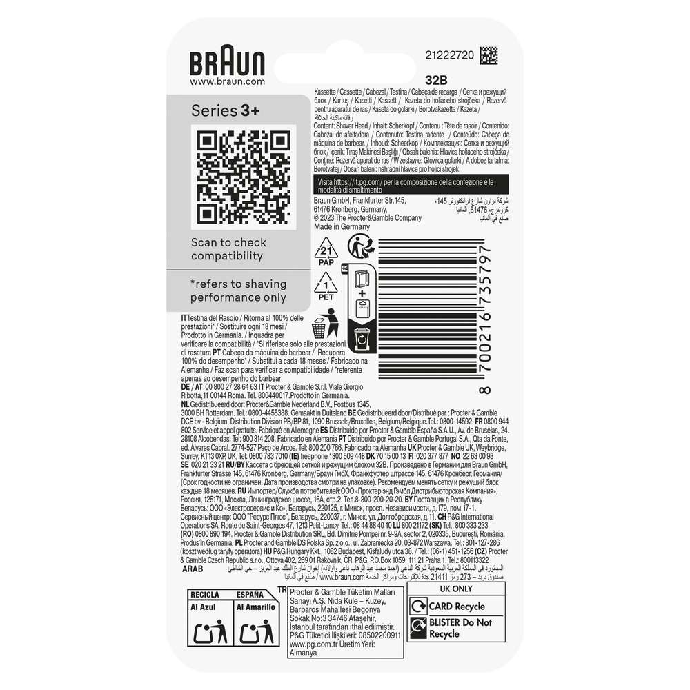 Produktabbildung Braun Scherkopf Schersystem 32B