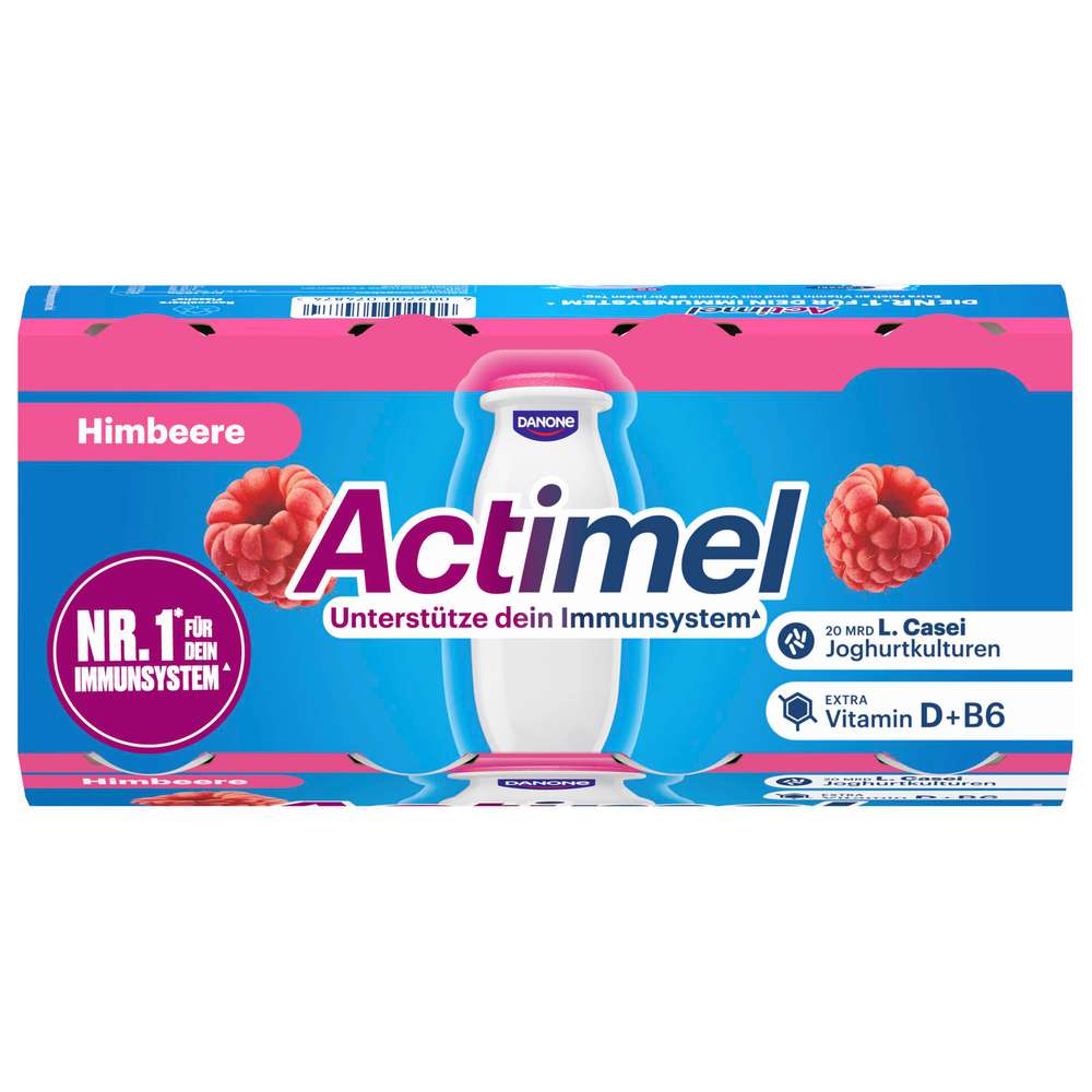 Produktabbildung Danone Actimel Trinkjoghurt, Himbeer