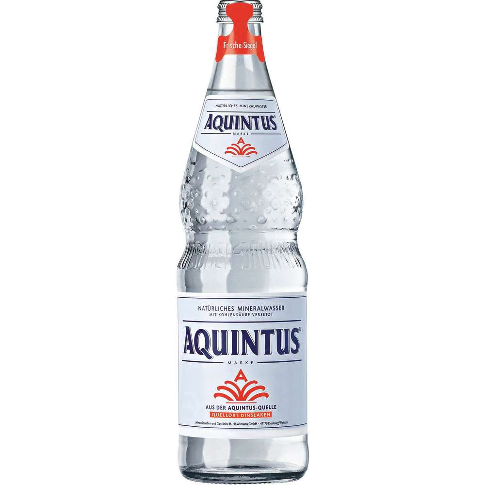 Produktabbildung Aquintus Mineralwasser mit Kohlensäure