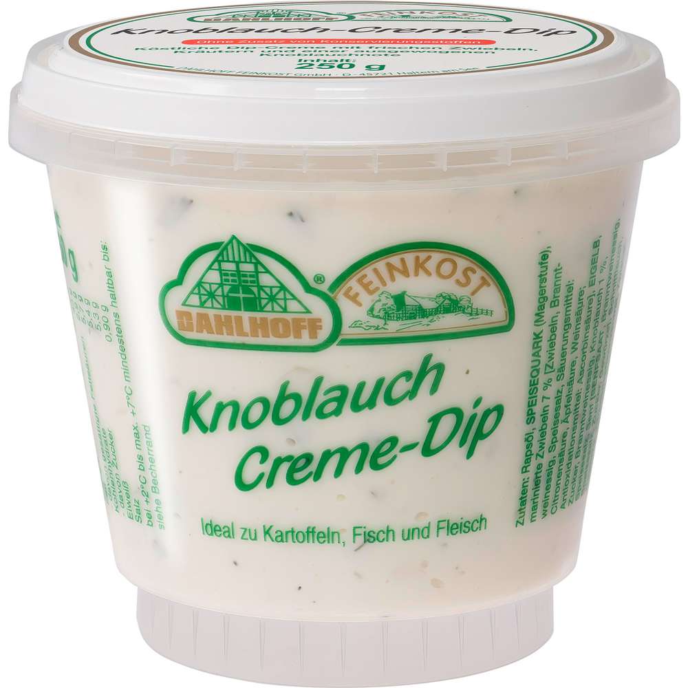 Produktabbildung Dahlhoff Knoblauch Creme-Dip