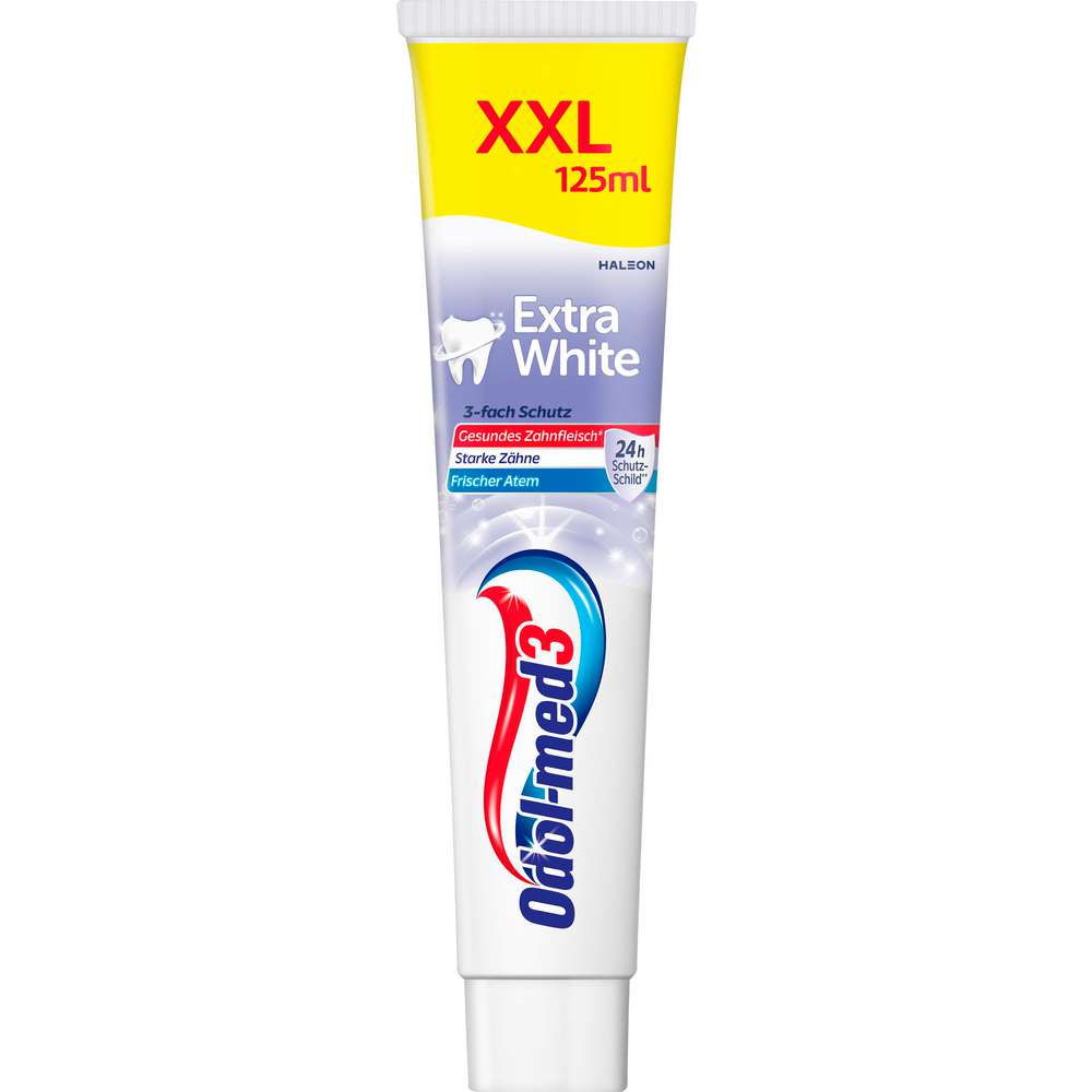 Produktabbildung Odol Med 3 Zahncreme 3-fach Schutz, Extra White