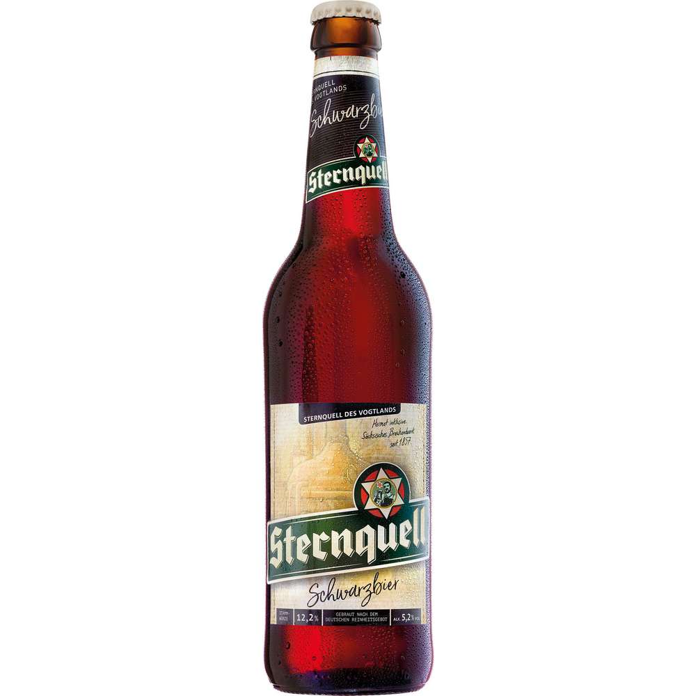 Produktabbildung Sternquell Schwarzbier 5,2%