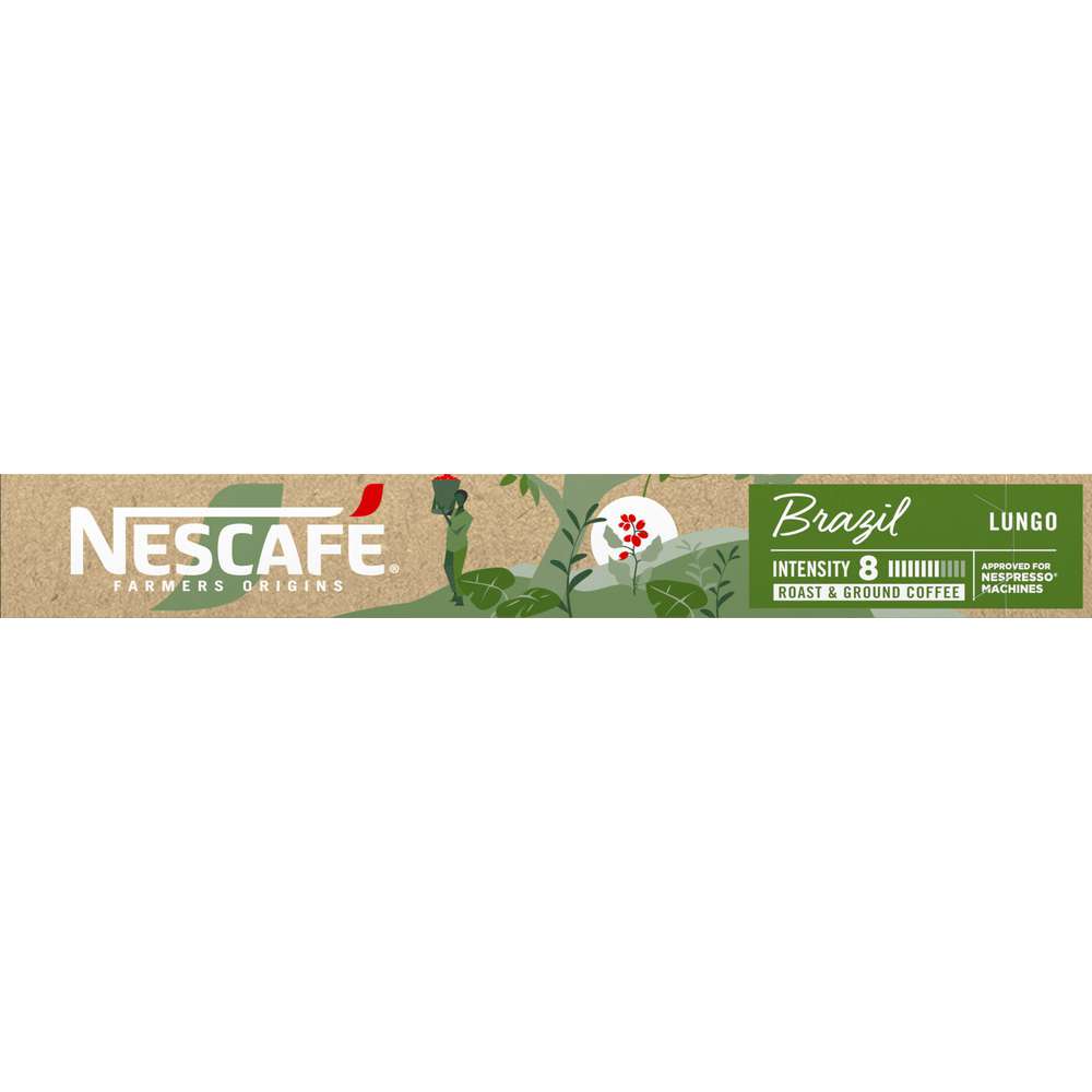 Produktabbildung Nescafe Kaffee-Kapseln, Farmers Origins Brazil Lungo