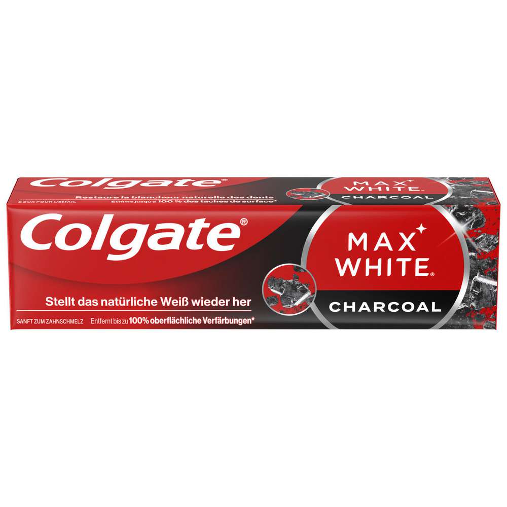 Produktabbildung Colgate Zahncreme Max White, Charcoal