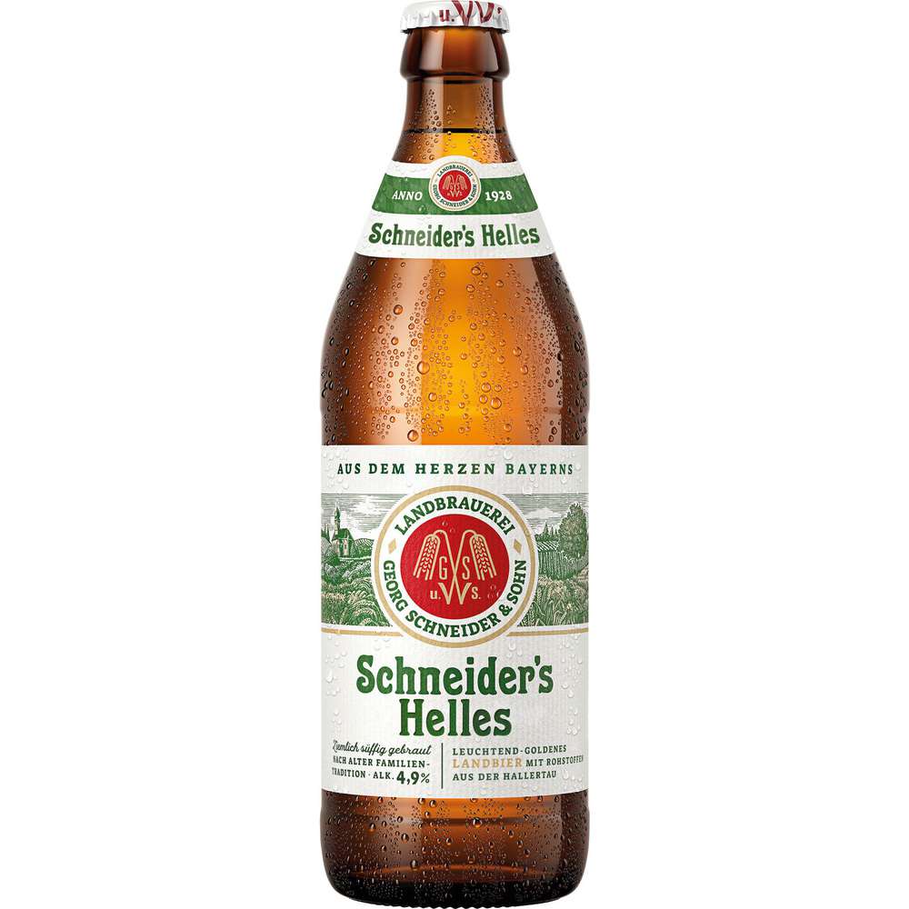 Produktabbildung Schneider Weisse Helles Landbier 4,9%