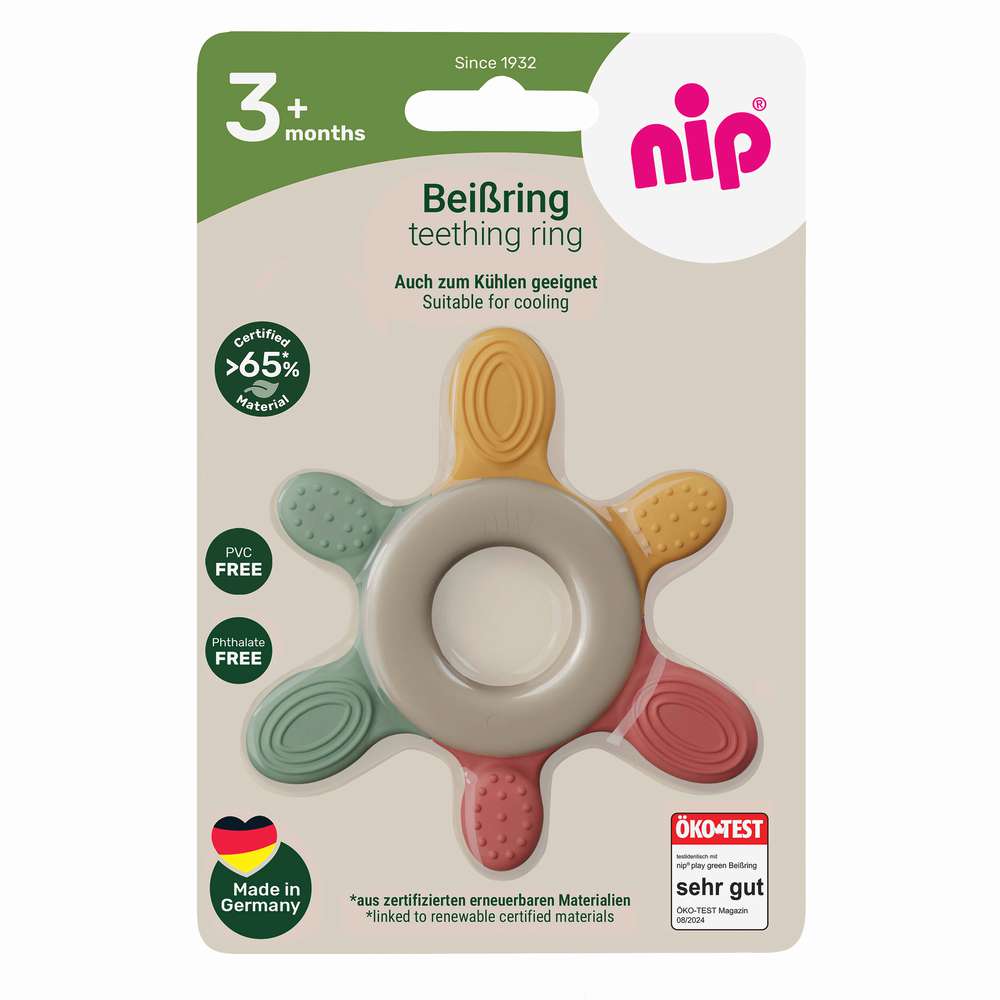 Produktabbildung nip Beißring Play Green