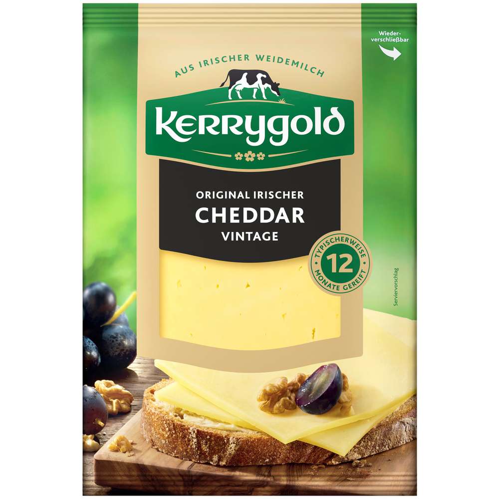Produktabbildung Kerrygold Käsescheiben Cheddar, Vintage