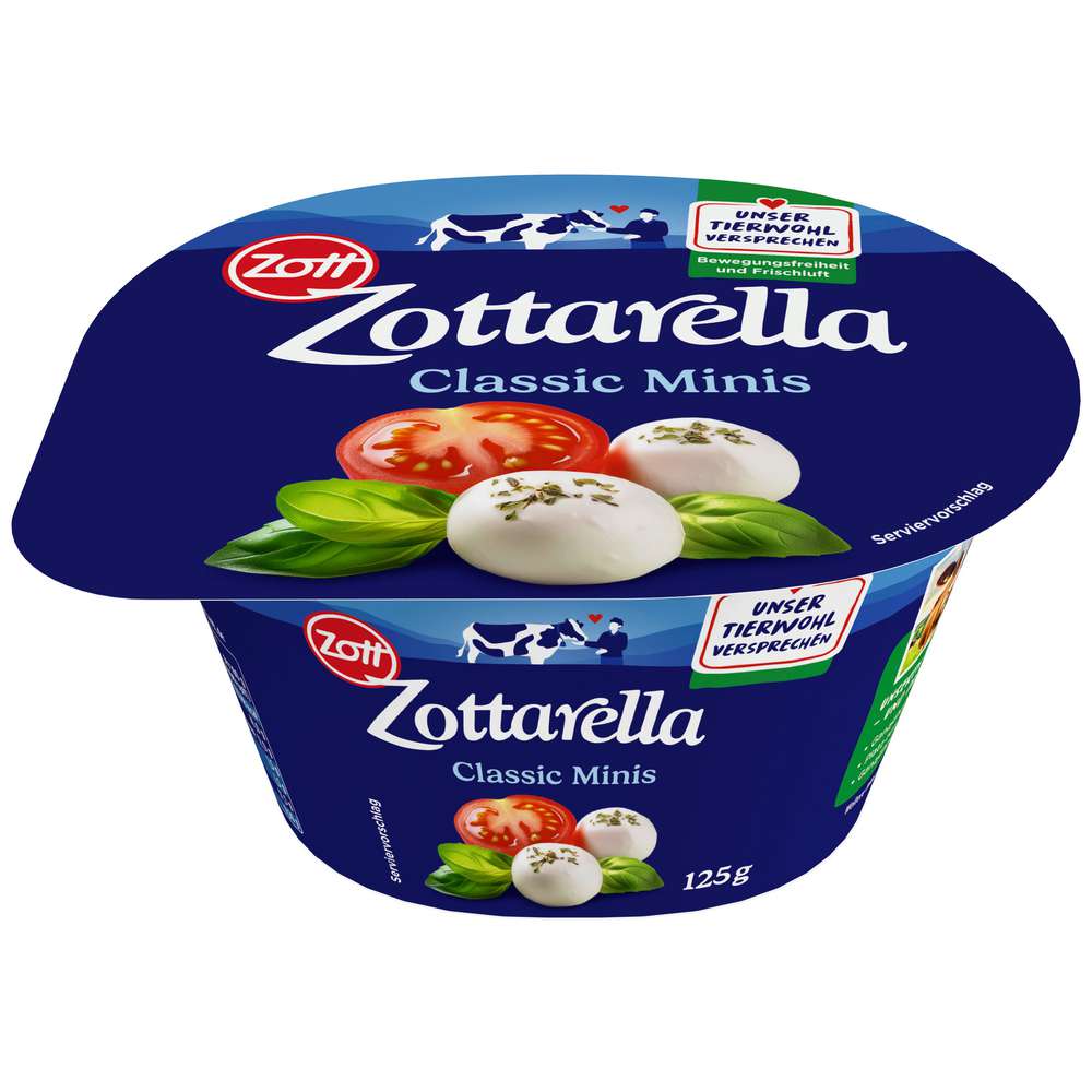 Produktabbildung Zott Mozarella Zottarella Minis, Classic