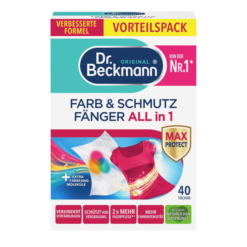 Produktabbildung Dr. Beckmann Farb-und Schmutzfänger, 3 in 1