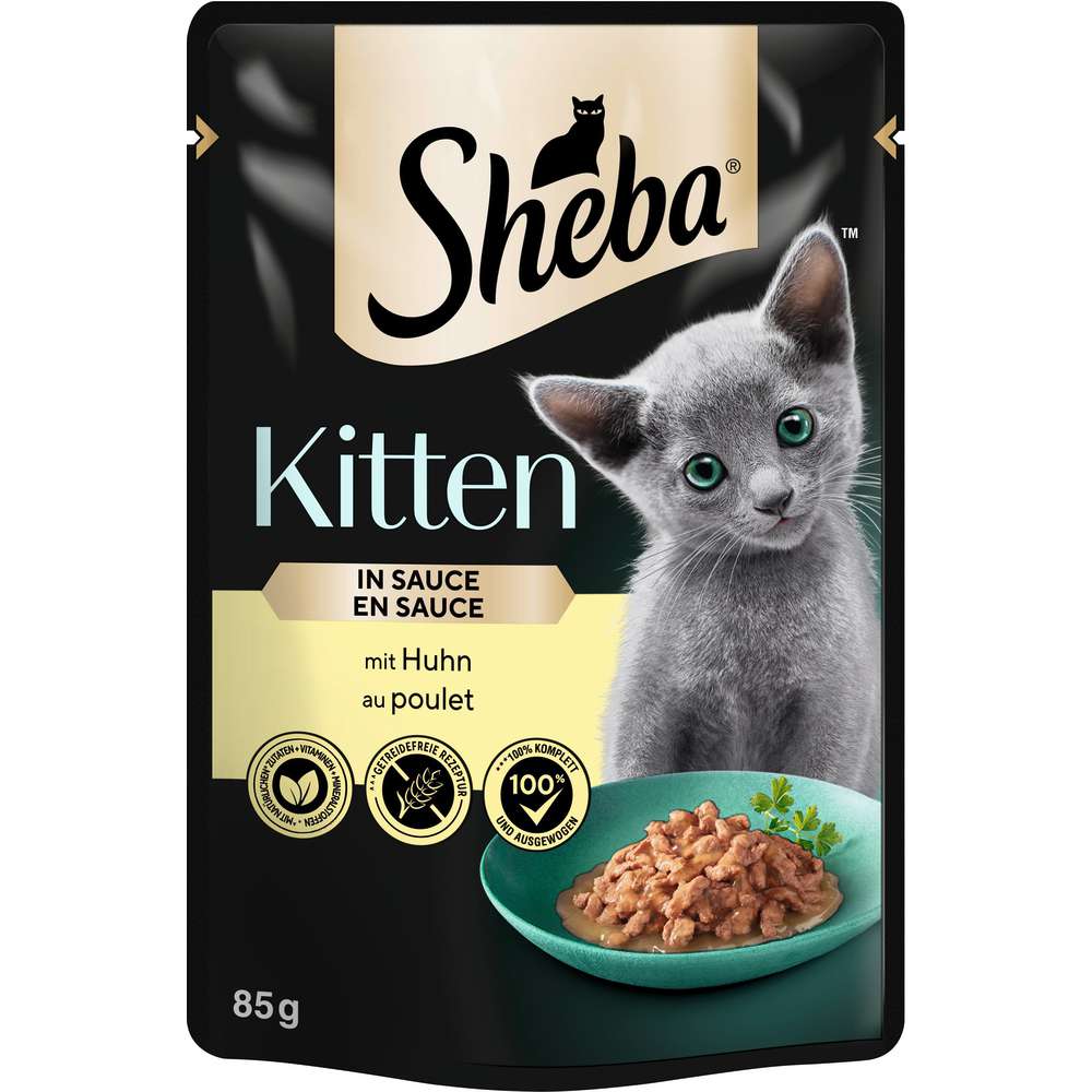 Produktabbildung Sheba Katzen-Nassfutter Kitten, mit Huhn