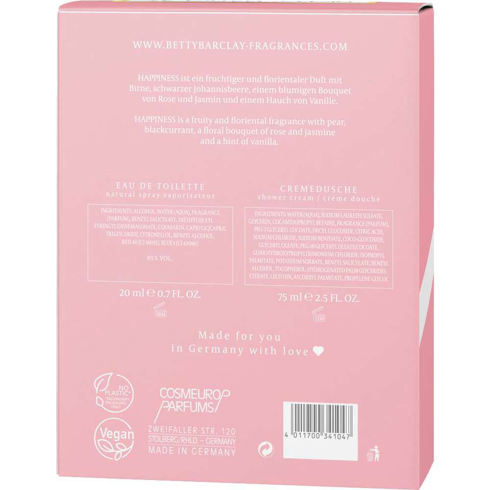 Produktabbildung Betty Barclay Geschenkset Happiness Eau de Toilette/Shower Gel