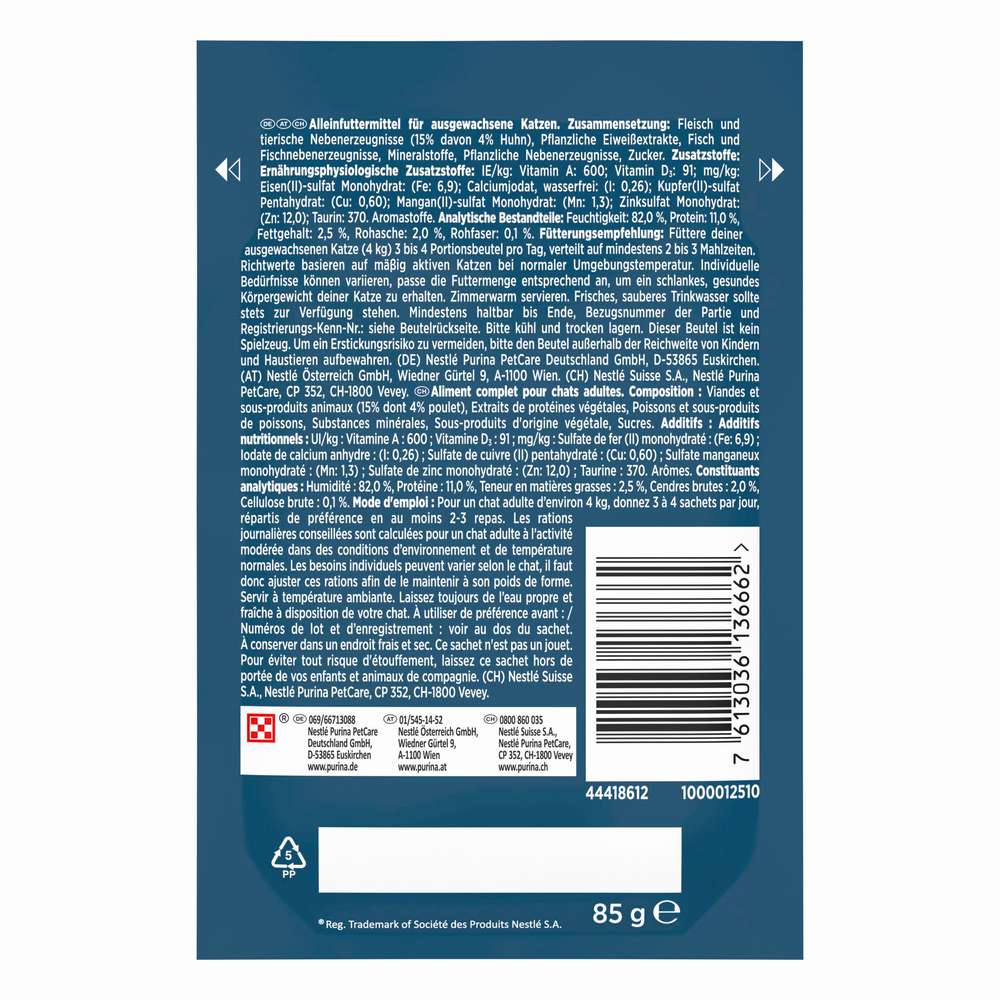 Produktabbildung Purina Katzen-Nassfutter Gourmet Perle, Huhn in Sauce