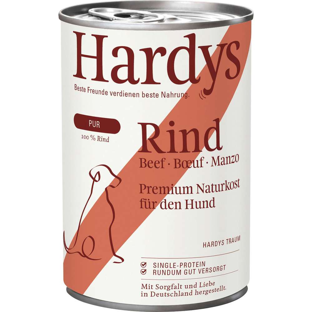 Produktabbildung Hardys Manufaktur Hunde-Nassfutter Hardys Traum, No. 1 Pur, Rind
