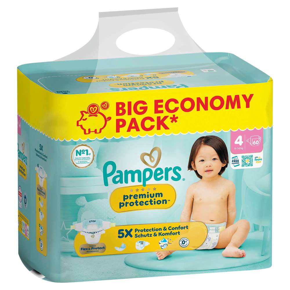 Produktabbildung Pampers Windeln Premium Protection Gr.4 Maxi 9-14kg